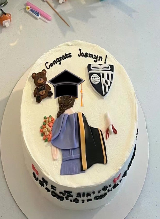 MINFEIDMS Nurse Graduation Themed Fondant Molds Silicone Doctor Nurse Grad Hat Medical Equipment Candy Mold Congrats Grad Chocolate Mold For Graduation Cake Decorating Cupcake Gum Paste Polymer Clay - Image 4