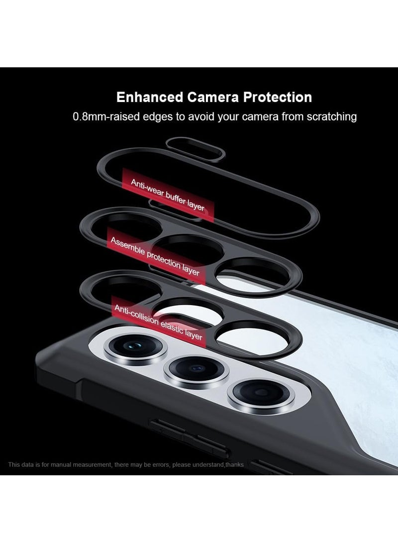 Case Compatible Tecno Camon 40 Pro 5G 【Drop Roof】 【Sweat-proof】 【Fingerprint-proof】 Shock-proof TPU+PC Clear Protective Case - Image 4