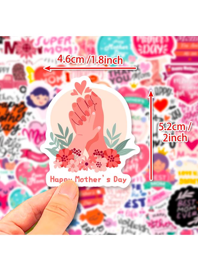 الأزرق جي دبليو 50 ملصق HAPPY MOTHER'S DAY عيد الأم - Image 3