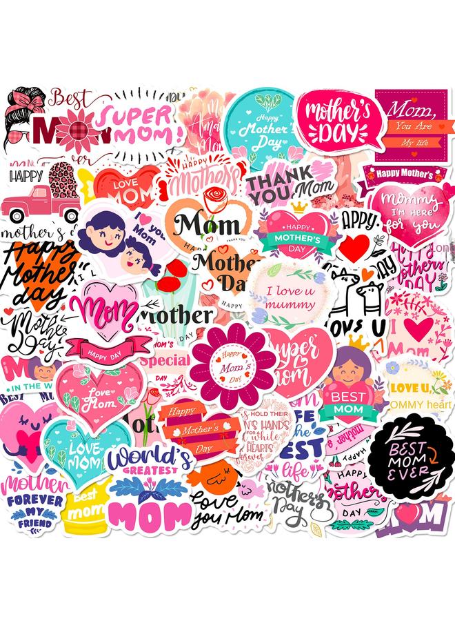 الأزرق جي دبليو 50 ملصق HAPPY MOTHER'S DAY عيد الأم - Image 2