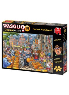 jumbo , Wasgij, Original 38 - Market Meltdown!, Unique Collectable Jigsaw Puzzle For Adults, 1,000 Piece  - Image 3