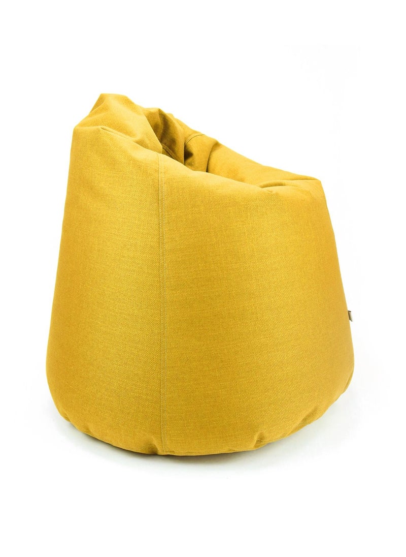 Jumbble - Washable Fabric Bean Bag with filling Yellow - Image 1