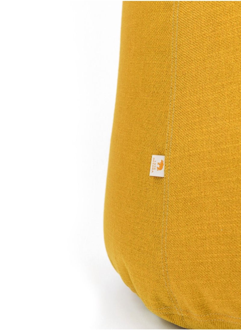 Jumbble - Washable Fabric Bean Bag with filling Yellow - Image 1