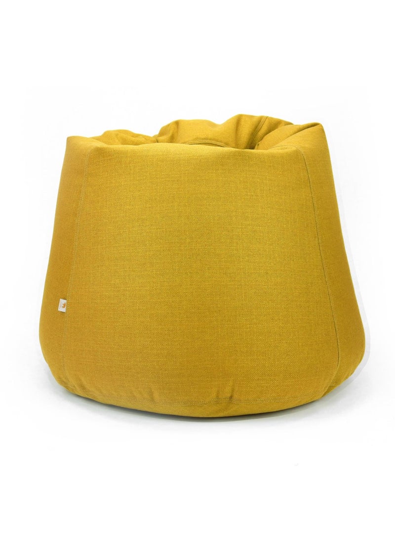 Jumbble - Washable Fabric Bean Bag with filling Yellow - Image 1