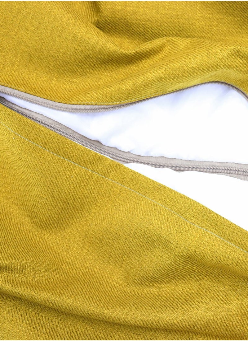 Jumbble - Washable Fabric Bean Bag with filling Yellow - Image 1