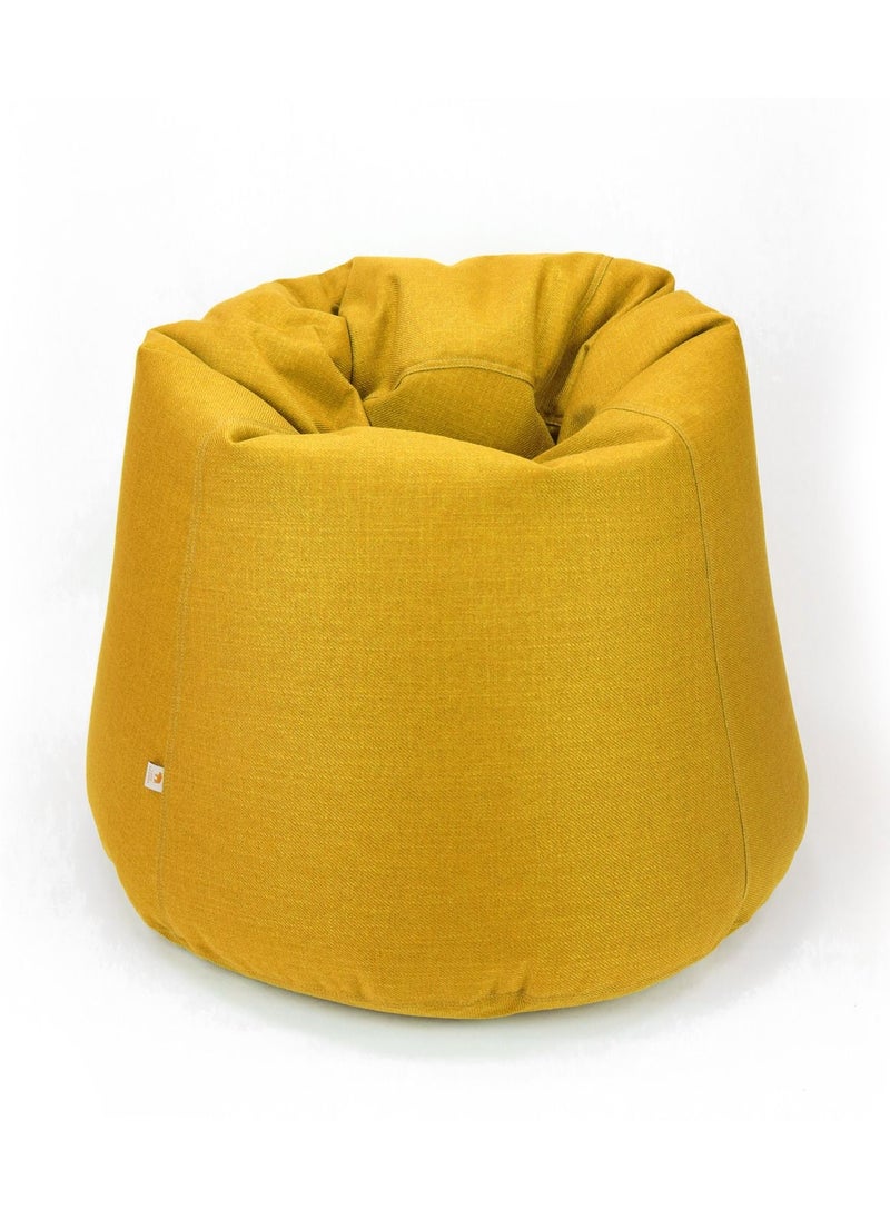 Jumbble - Washable Fabric Bean Bag with filling Yellow - Image 1