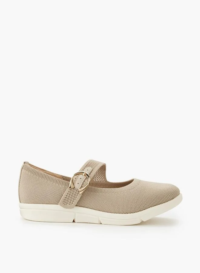 Le Confort Women Textured Mary Janes Shoes