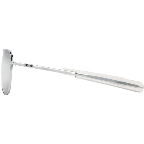 AO Original Pilot Sunglasses - Silver - SunFlash Silver Mirror AOLite Nylon Lenses - Bayonet Temple - 52-20-140 - Image 2