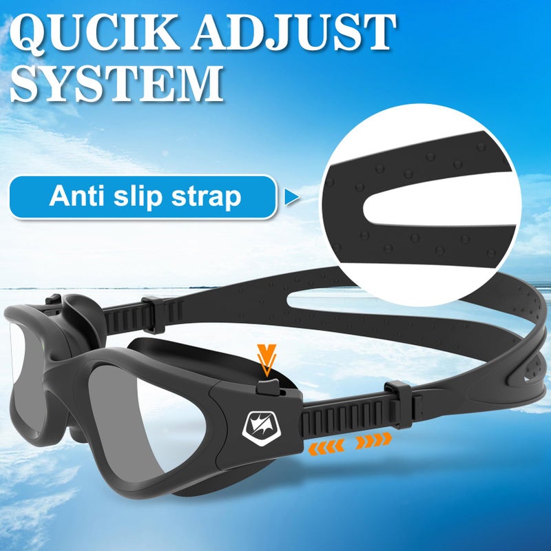 WIN.MAX Polarized Swimming Goggles Swim Pool Goggles Anti Fog Anti UV No Leakage Clear Vision for Men Women Adults Teenagers - Image 5