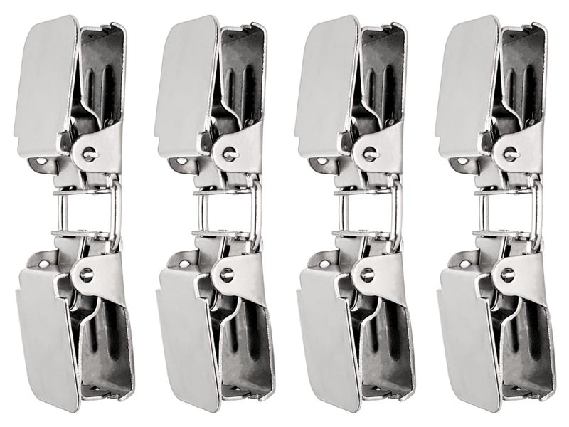 Wise Linkers Double Rug Clips (4 Pcs per Pack) for Hanging Carpets, Rugs and Quilts from Wise LINKERS - Image 1