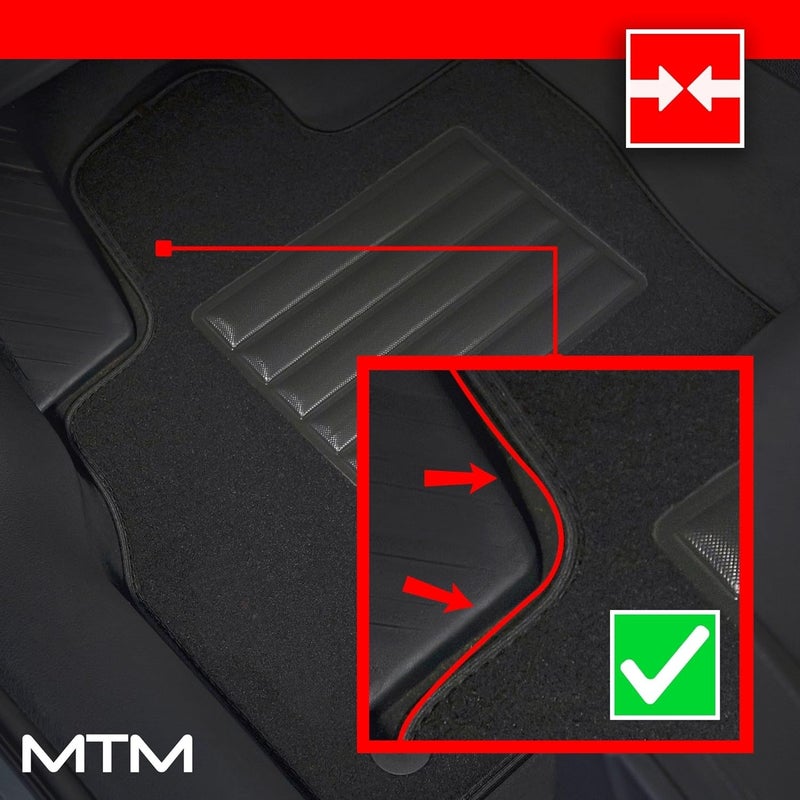 ام تي ام حصائر الأرضية MDM SP-3719 من الفيلور مناسبة لفولكس فاجن باسات (B6 & B7) 2005 > 2014 - Image 3