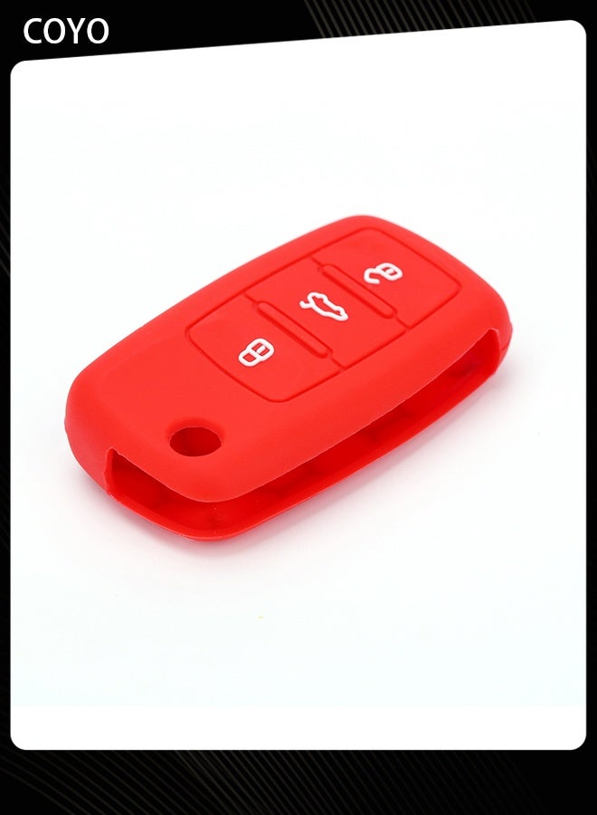 COYO حقيبة مفتاح سيارة من السيليكون المطاطي مع 3 أزرار - Image 3