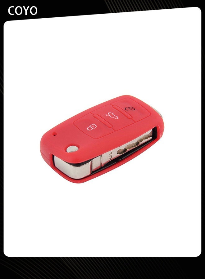 COYO حقيبة مفتاح سيارة من السيليكون المطاطي مع 3 أزرار - Image 1
