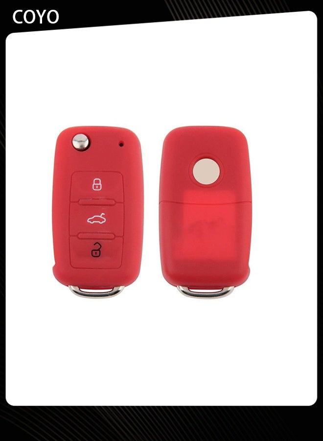 COYO حقيبة مفتاح سيارة من السيليكون المطاطي مع 3 أزرار - Image 2