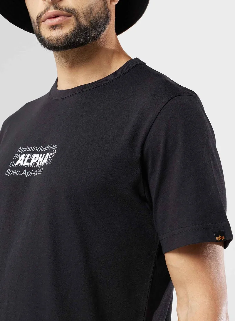 Alpha Industries Alpha Code Graphic T-Shirt