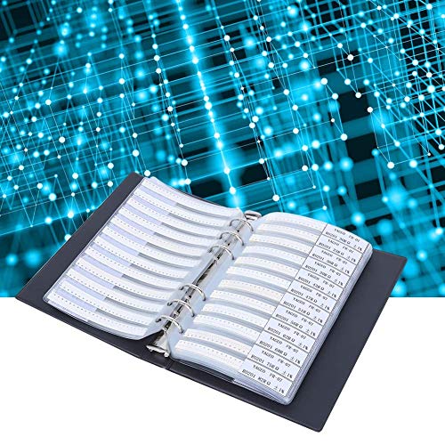 Hyuduo 0201 SMD Resistor Sample Book, 170 Values Resistor Kit 50 Each 1% Accuracy in Storage Book Case, Electronic Component for Electronic Engineering - Image 5