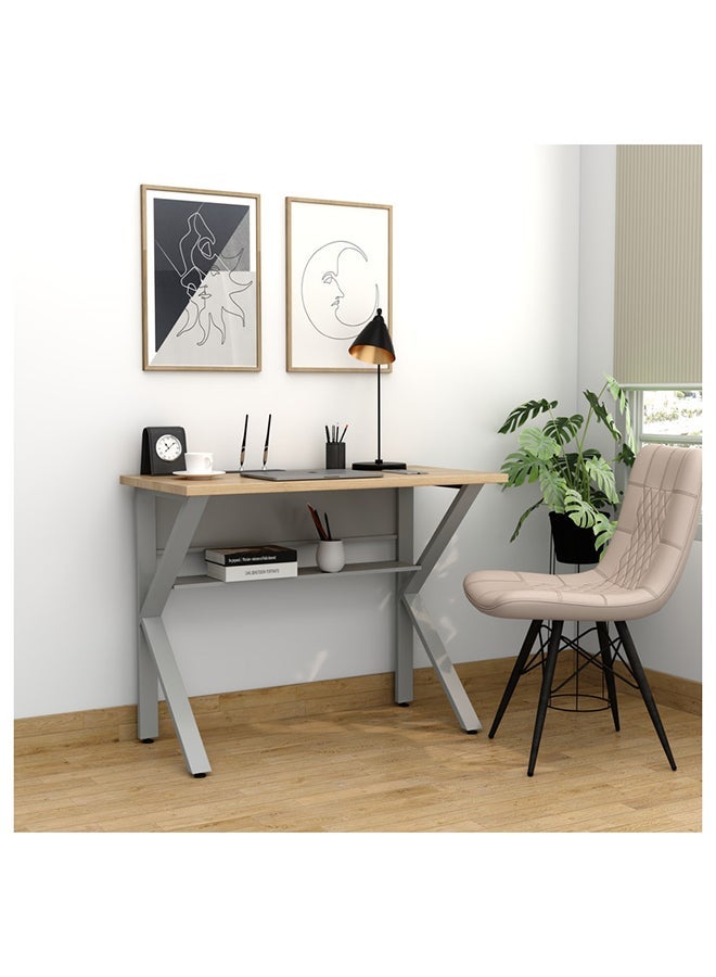 RIGID Office Desk | Computer, Gaming, Study & Writing Table | Modern Home & Office Desk with Triangular Stand Foot | Knock-Down Condition - Image 1