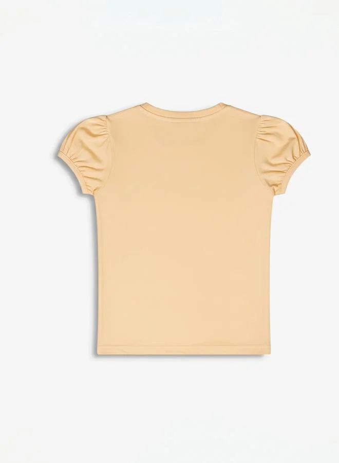 Tom And Jerry Graphic Print Round Neck Fashion T-shirt