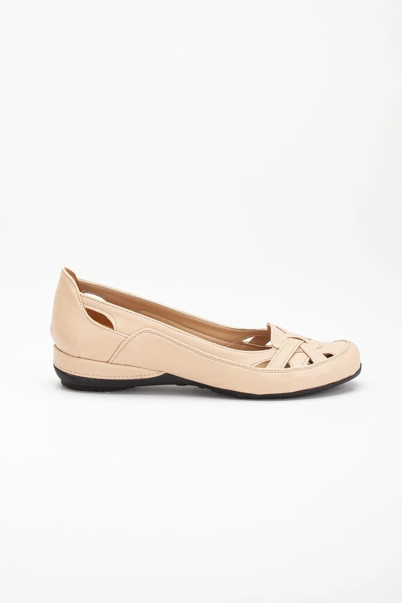 Dilimler Ayakkabı Slices Shoes Cage Model Nude Women's Casual Shoes
