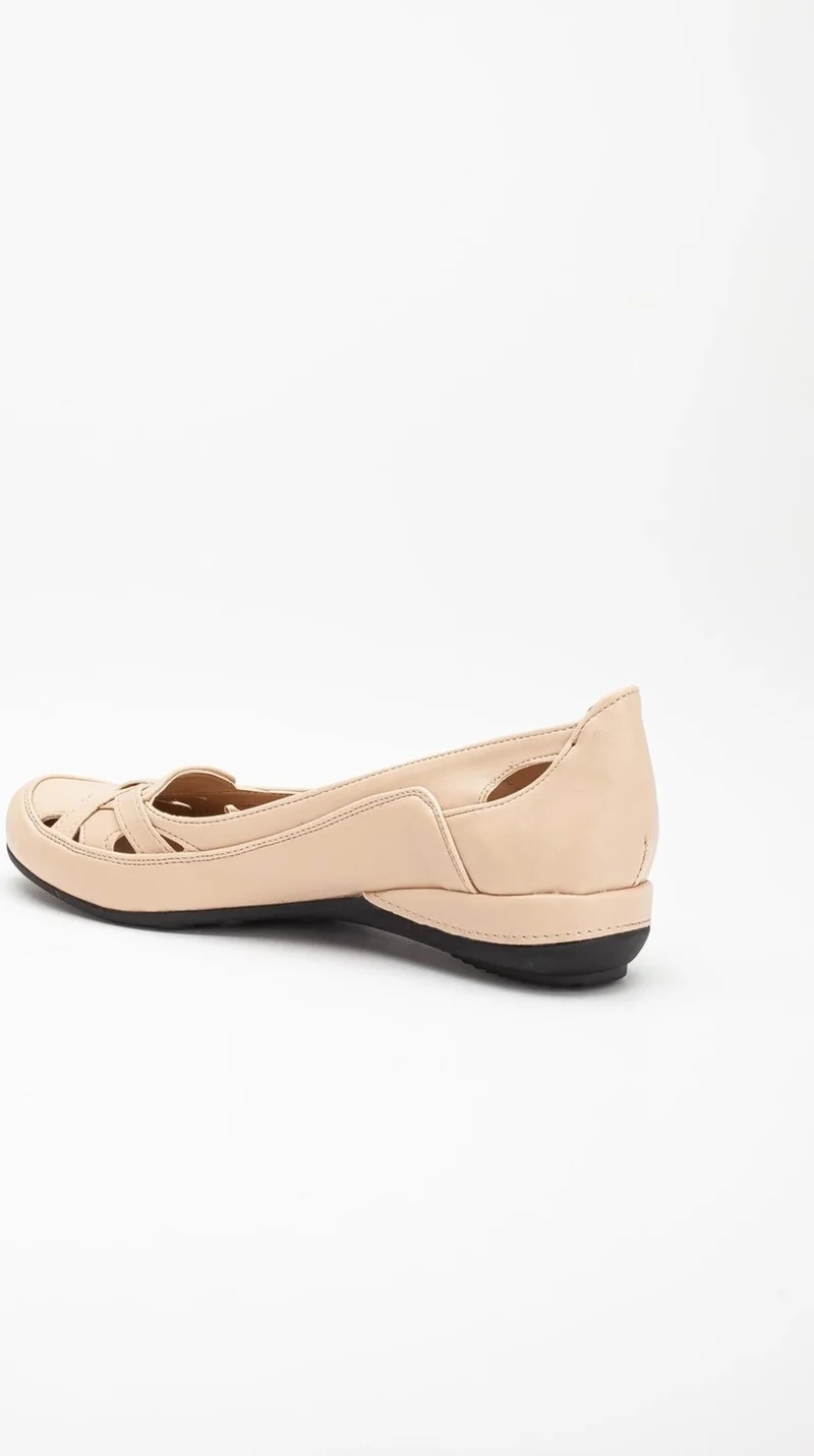 Dilimler Ayakkabı Slices Shoes Cage Model Nude Women's Casual Shoes