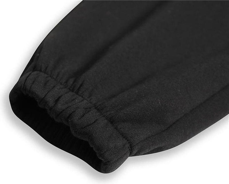 TouzModa Kuromi Printed Oversize Unisex Black Sweatpants  - Image 3