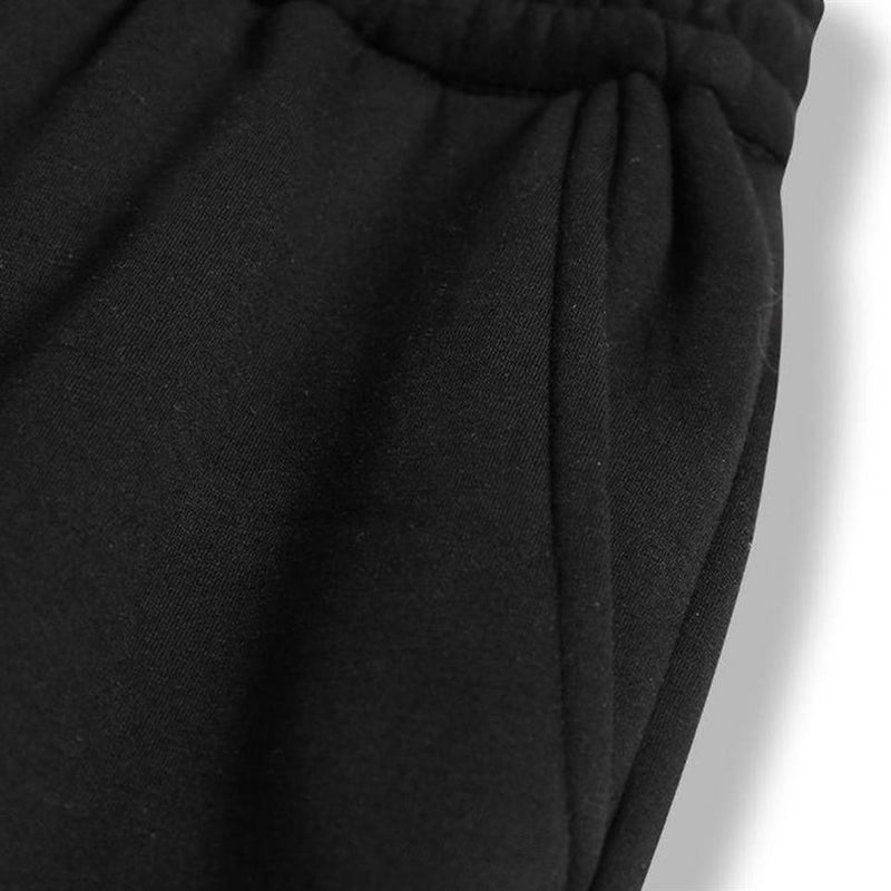 TouzModa Kuromi Printed Oversize Unisex Black Sweatpants  - Image 4