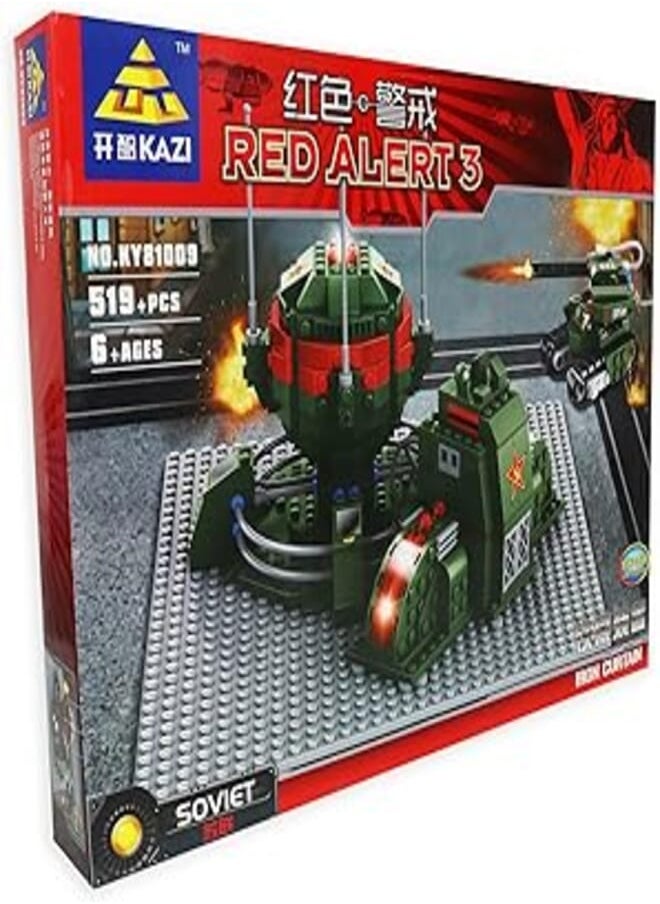 Kazi Red Alert 3 Building Blocks 519 Pieces- Ky81009, 6+ 