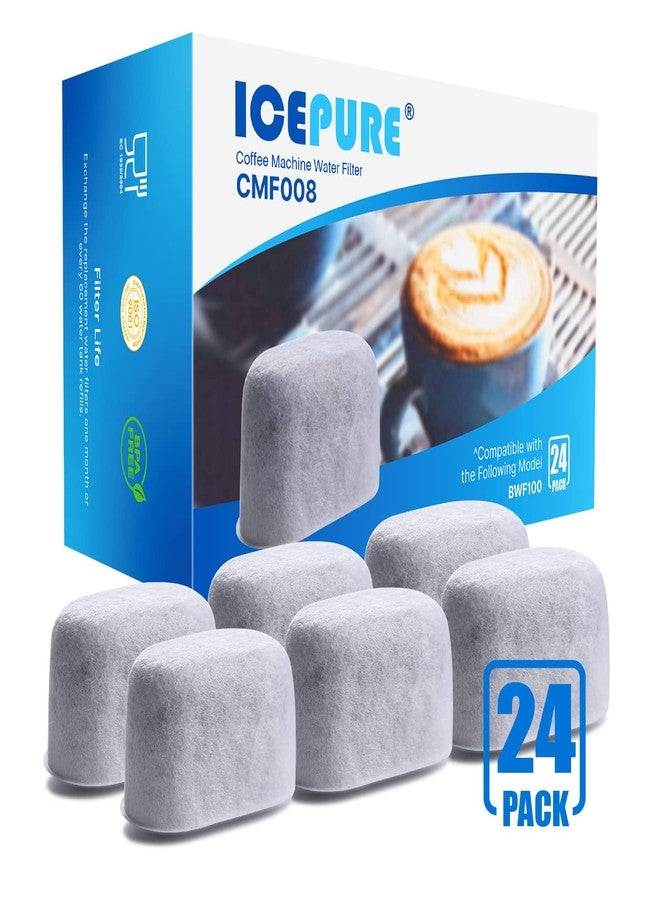 ICEPURE Coffee Machine Water Filter Replacement for Breville BWF100, BES980XL, BES920XL, BES870XL, Barista Espresso Machines, Ion Exchange Resin, Reduces Heavy Metals & Improves Coffee Taste, 24PACK - Image 1