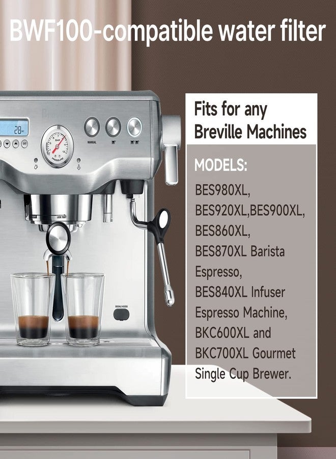 ICEPURE Coffee Machine Water Filter Replacement for Breville BWF100, BES980XL, BES920XL, BES870XL, Barista Espresso Machines, Ion Exchange Resin, Reduces Heavy Metals & Improves Coffee Taste, 24PACK - Image 2