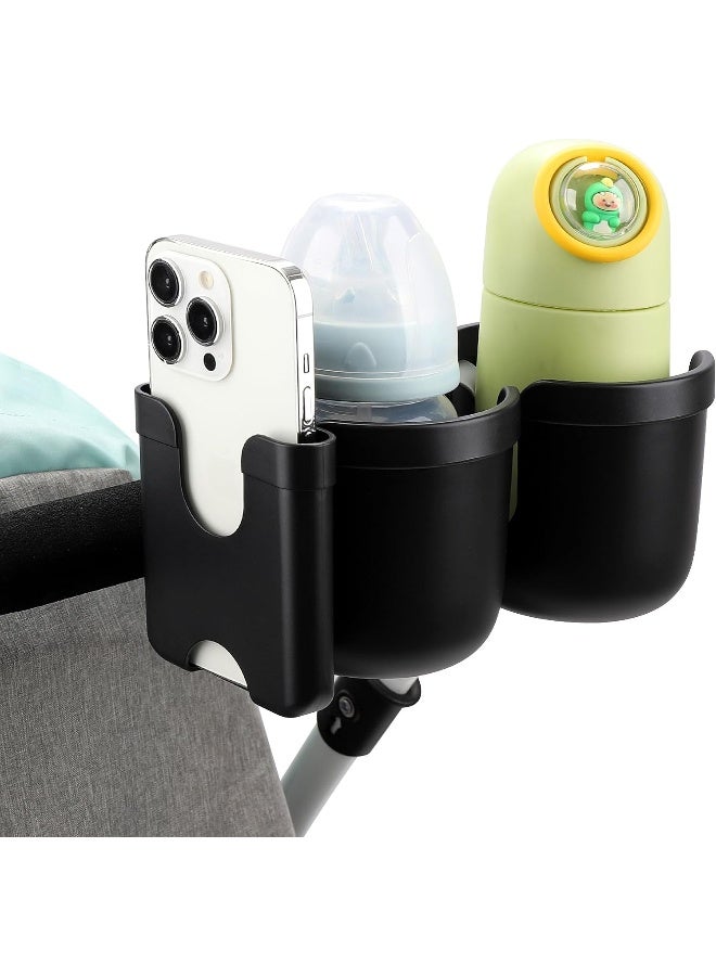 Accmor Stroller Cup Holder with Phone Holder, Bike Cup Holder, Universal Cup Holder - Image 4
