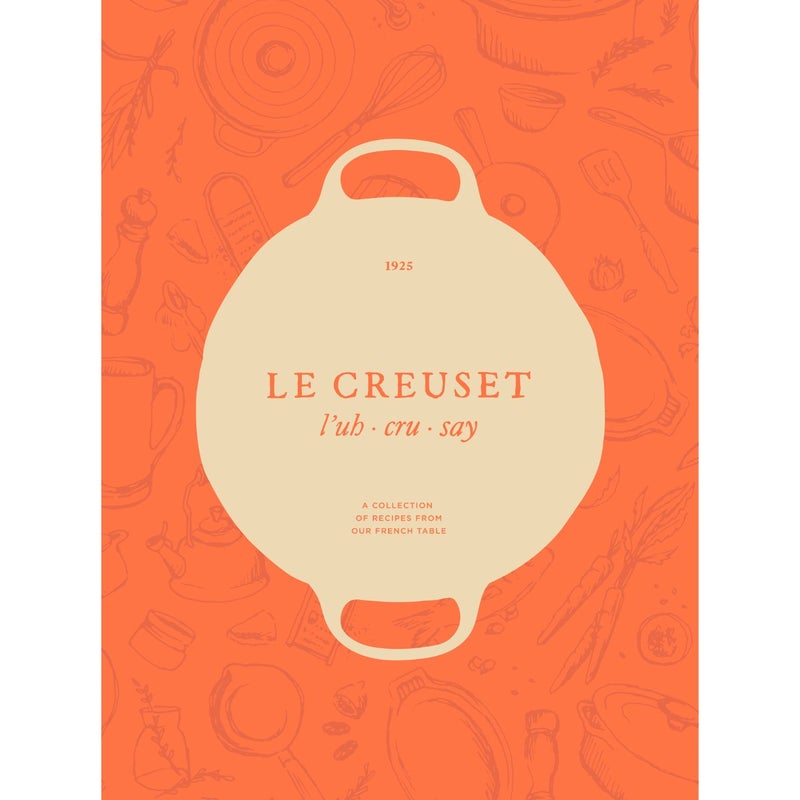 Le Creuset Le Creuset Cookbook Orange 875 x 11 