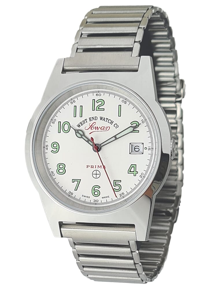 West End Watch Co - West End Watch Co White Dial Stainless Steel Watch For Men 6841_10_0203R - Image 1