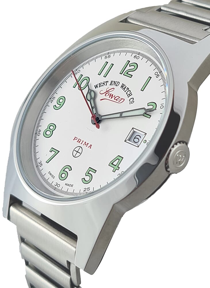 West End Watch Co - West End Watch Co White Dial Stainless Steel Watch For Men 6841_10_0203R - Image 1