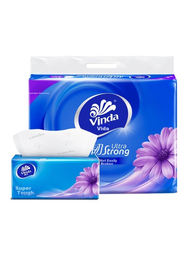 Vinda Ultra Strong 3-ply 130 Sheets*6 Packs S Size, Water-resistant, Toilet Paper, Tissue Paper, Napkins, Paper Towels - Image 5