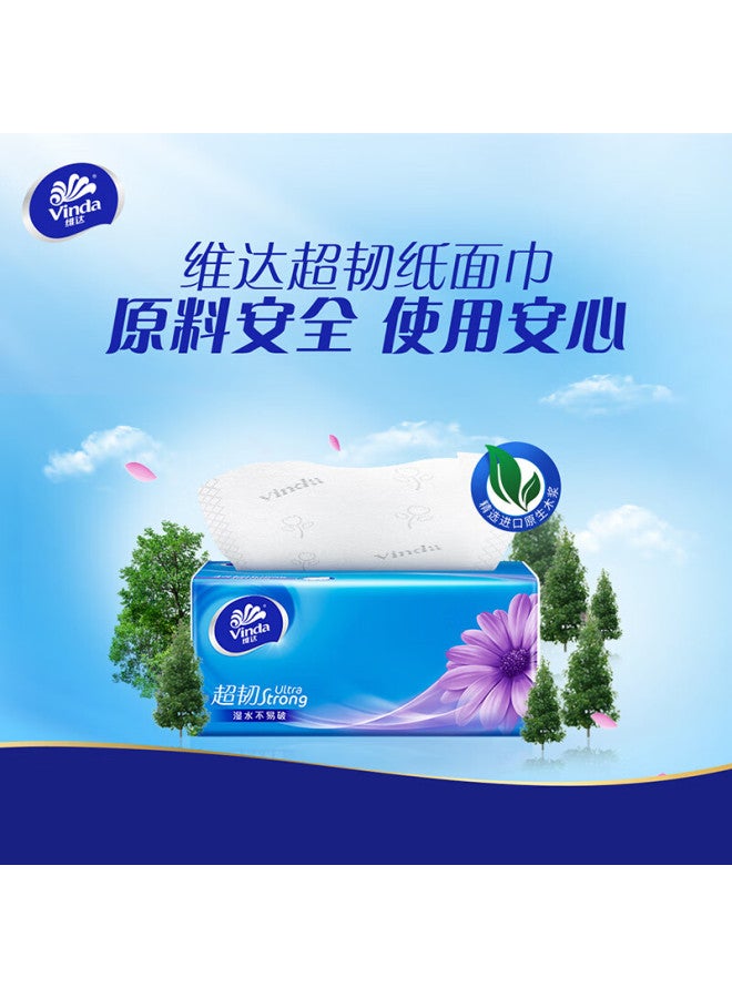 Vinda Ultra Strong 3-ply 130 Sheets*6 Packs S Size, Water-resistant, Toilet Paper, Tissue Paper, Napkins, Paper Towels - Image 2