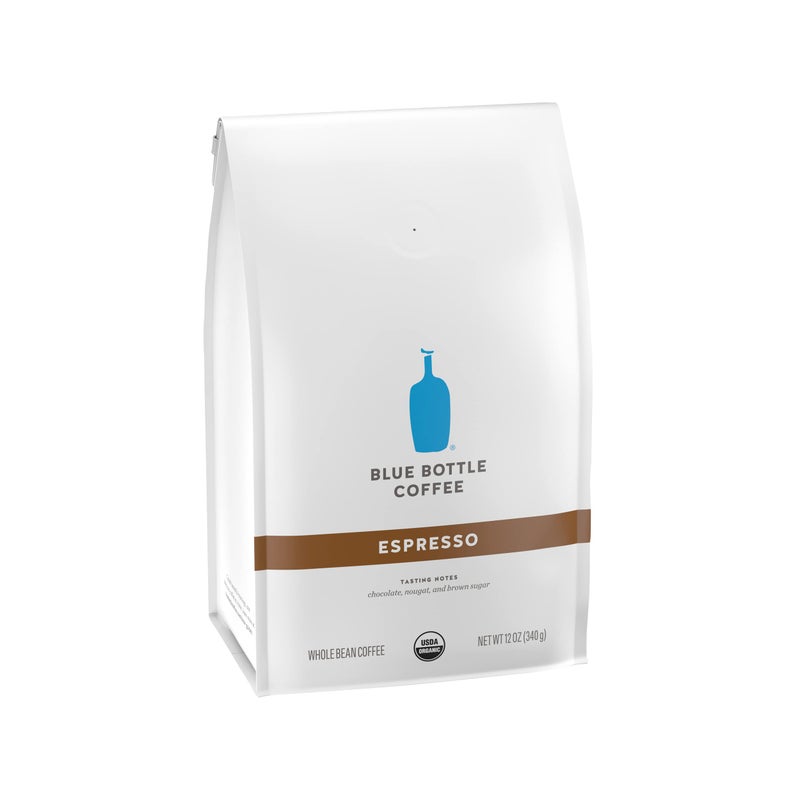 blue bottle coffee قهوة عضوية حبوب كاملة زرقاء، إسبريسو، تحميص داكن، 12 أونصة (عبوة من 1) - Image 4