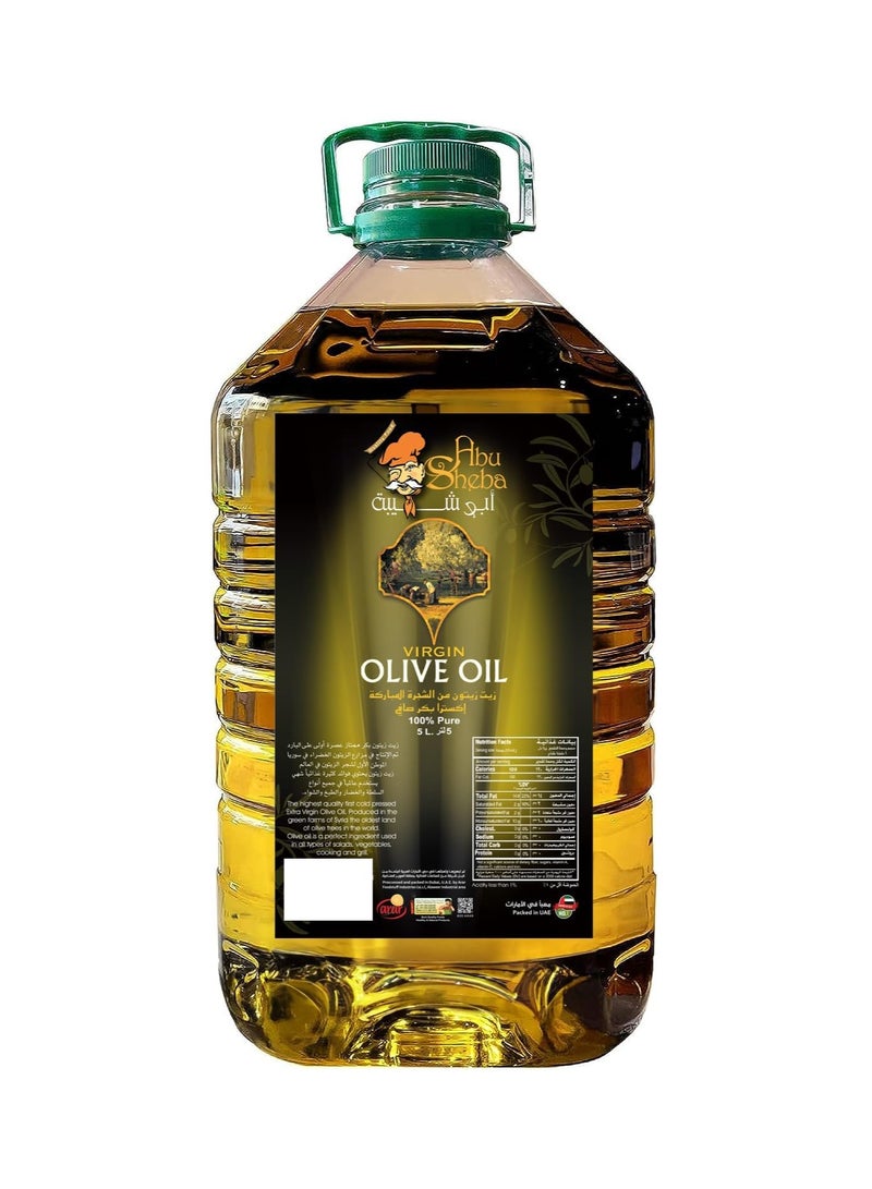 Abu Sheba Abu Sheba Virgin Olive Oil Rich in Taste Premium & Light Flavor Healthy Organic Olive Oil 5 Litres - Image 2