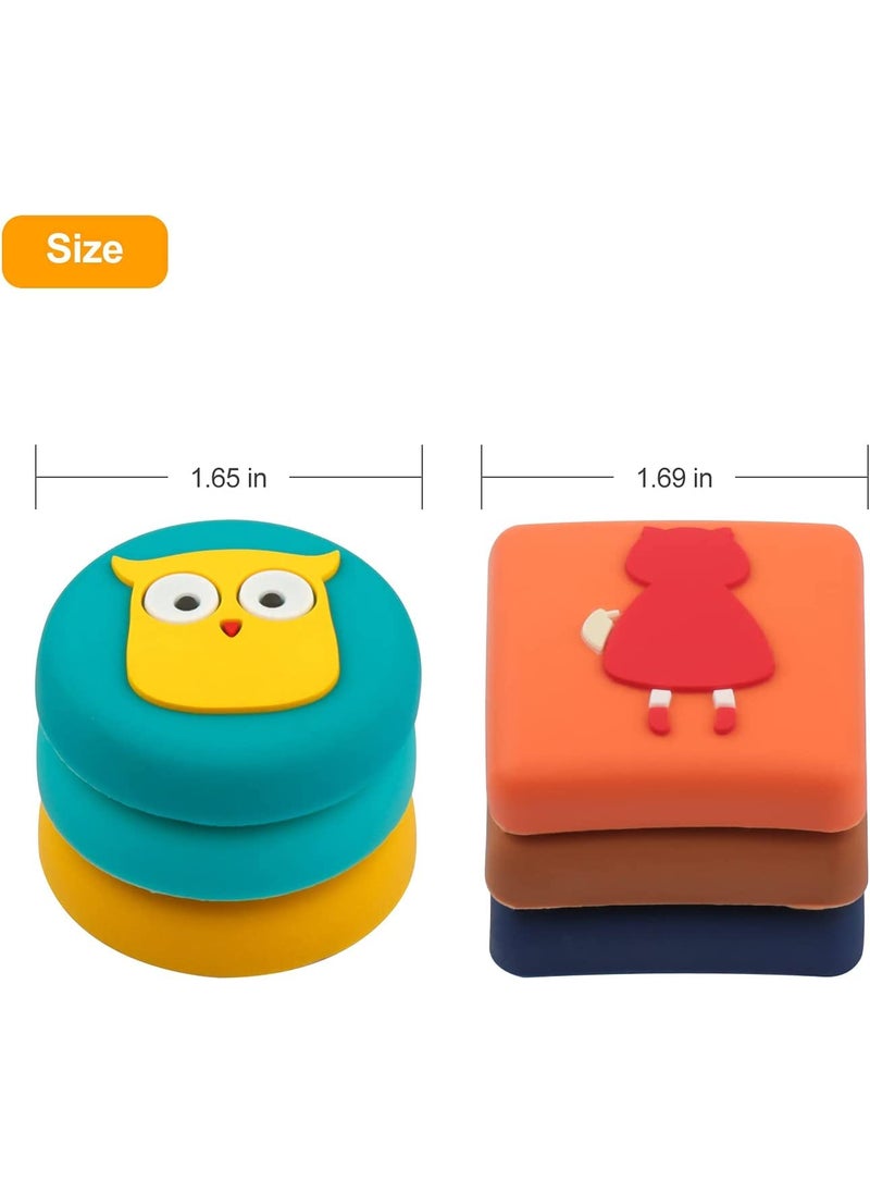 Trifecta Trifecta AntiCollision pad 3 Pack Door Handle Bumper Cartoon Door Stopper Doorknob Rubber Protective Pad Door Commode Crash Pad Wall Protector Savor Shockproof Crash Pad Random Pattern 3  - Image 5
