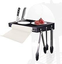 GRISUN Grill Table Shelf for Pit Boss 700 Series Pellet Grills, Heavy Duty Steel Multifunction Grill Accessories for - Image 1