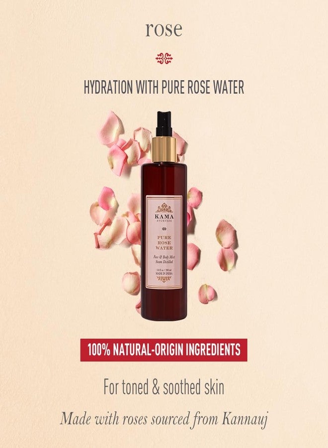 Kama Ayurveda Pure Rose Water Face and Body Mist, 200ml - Image 2