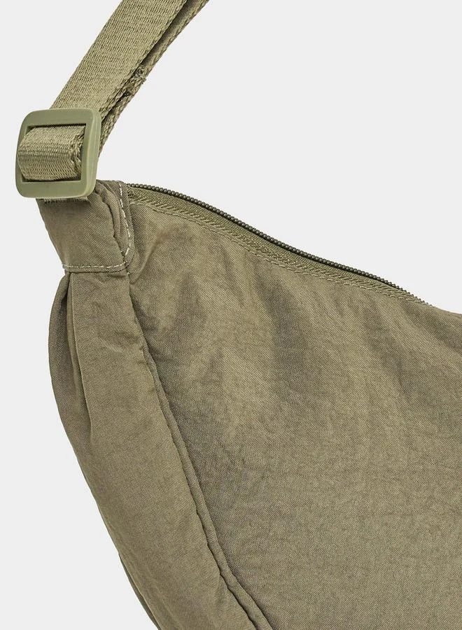 Styli Solid Mini Shoulder Bag with Adjustable Straps