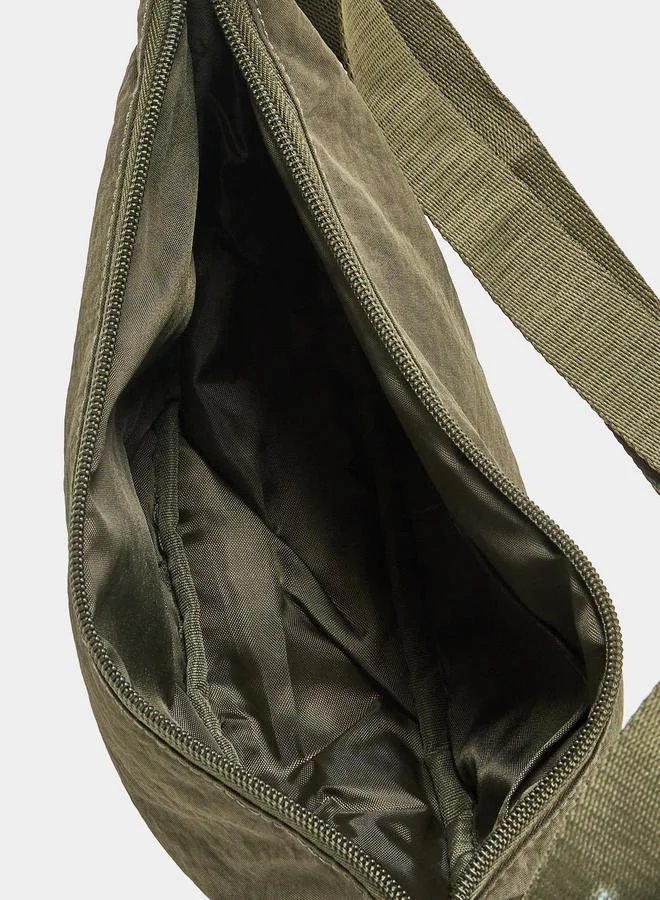 Styli Solid Mini Shoulder Bag with Adjustable Straps