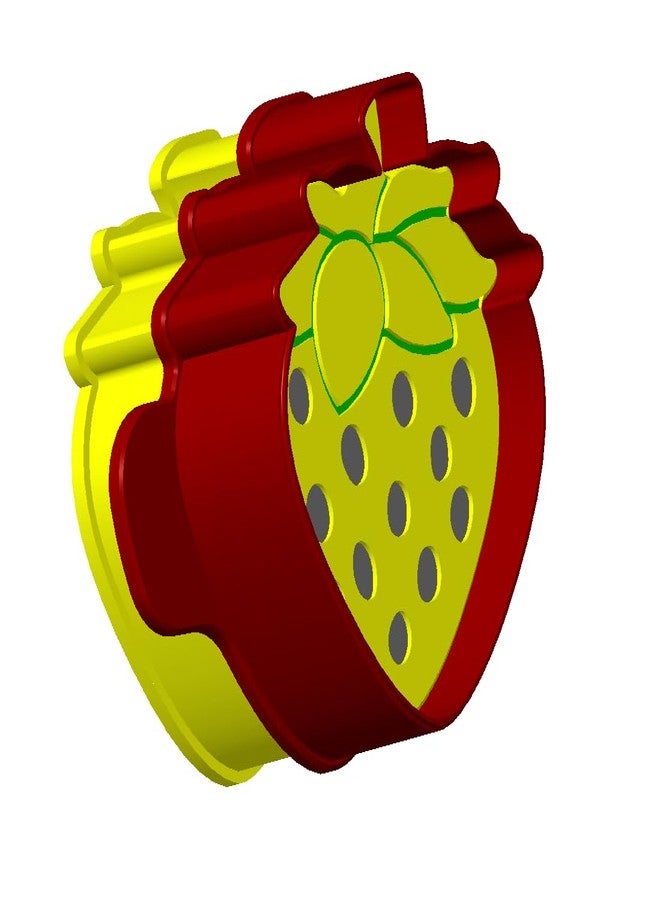 Cookie Cutz 2.5" Strawberry Cake pop Mold/Cutter/Pusher Set - Image 1