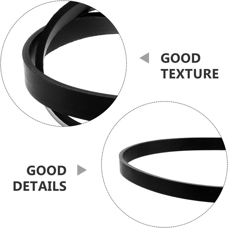 8 Inch Band Saw Tire Replacement Black Rubber Drive Belt Anti-slip Wear-resistant Blade Pulley Tire for Woodworking Band Saw Accessories - Image 3