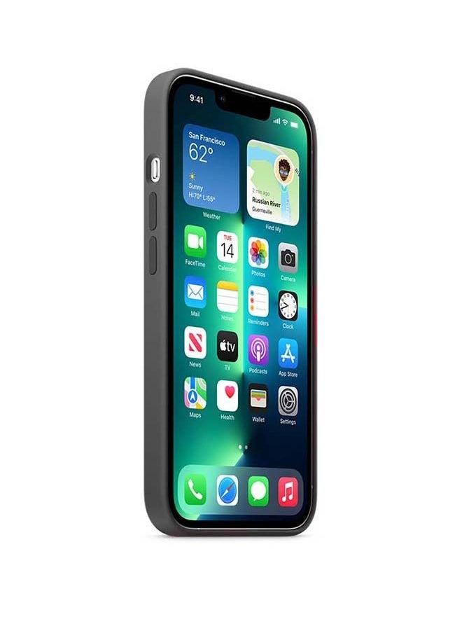 BORTONY - Silicone Case Cover For iPhone 13 Pro 6.1 inch Dark Grey - Image 1