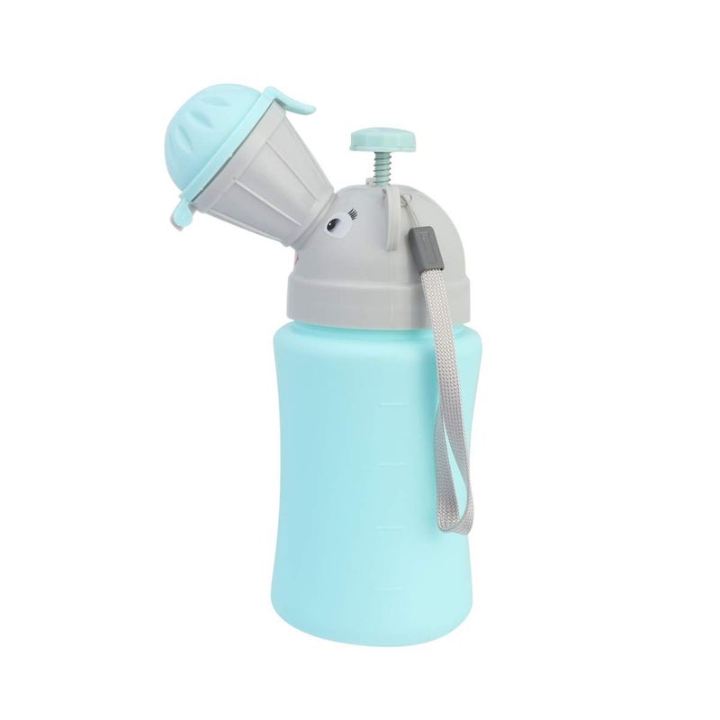 Mikikit Portable Cartoon Car Urinal For Boys Leak Proof Travel Bottle - Image 2