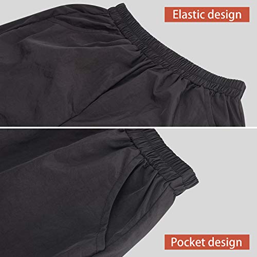 Noverlife Professional Pet Grooming Pants, M Size, Lightweight Unisex Grooming Black Pants, Anti-Static Pet Beautician Trousers, Dog Cat Groomer Cosmetologist Uniforms for Pet Shop - Image 4