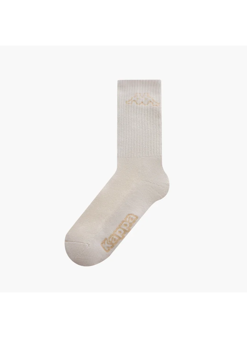 كابا Set of 3 - Kappa Logo Detail Crew Length Socks