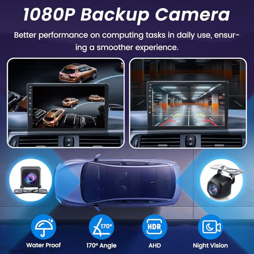Jerqry Car Radio for Dodge Challenger 2008-2014: for Dodge Ram 1500 2500 3500 2009-2012 7'' Touch Screen Car Stereo with Wireless CarPlay & Android Auto Bluetooth WiFi GPS FM SWC Backup Camera - Image 4