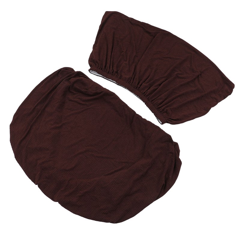 RV Dinette Cushion Cover Waterproofing Fully Wrapped Elastic Sofa Seat Protector for RV Camping Vehicles Trailer Deep Coffee - Image 4